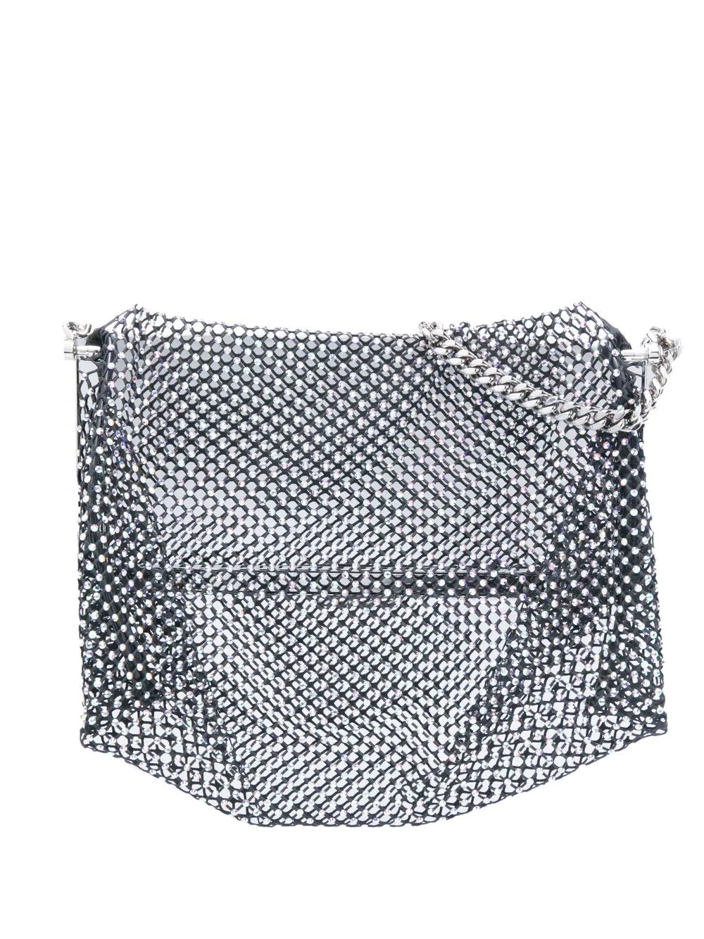 Fanny rhinestone-embellished shoulder bag - 1