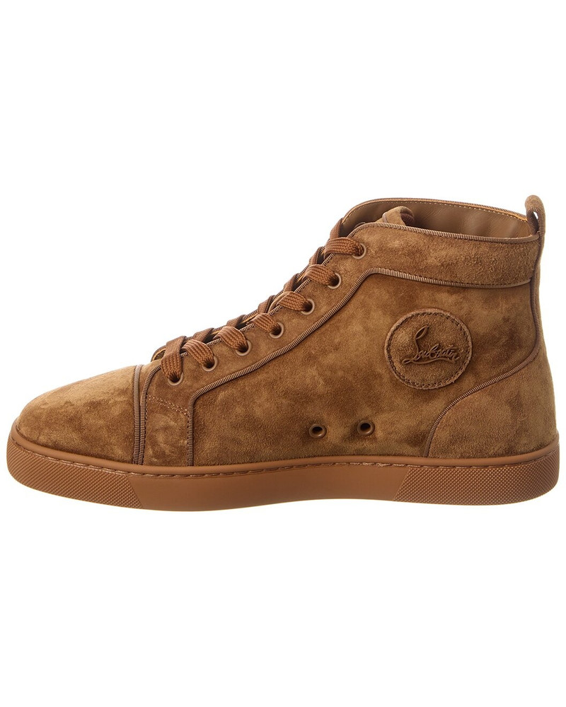 Christian Louboutin Christian Louboutin Louis Suede High-Top Sneaker outlook