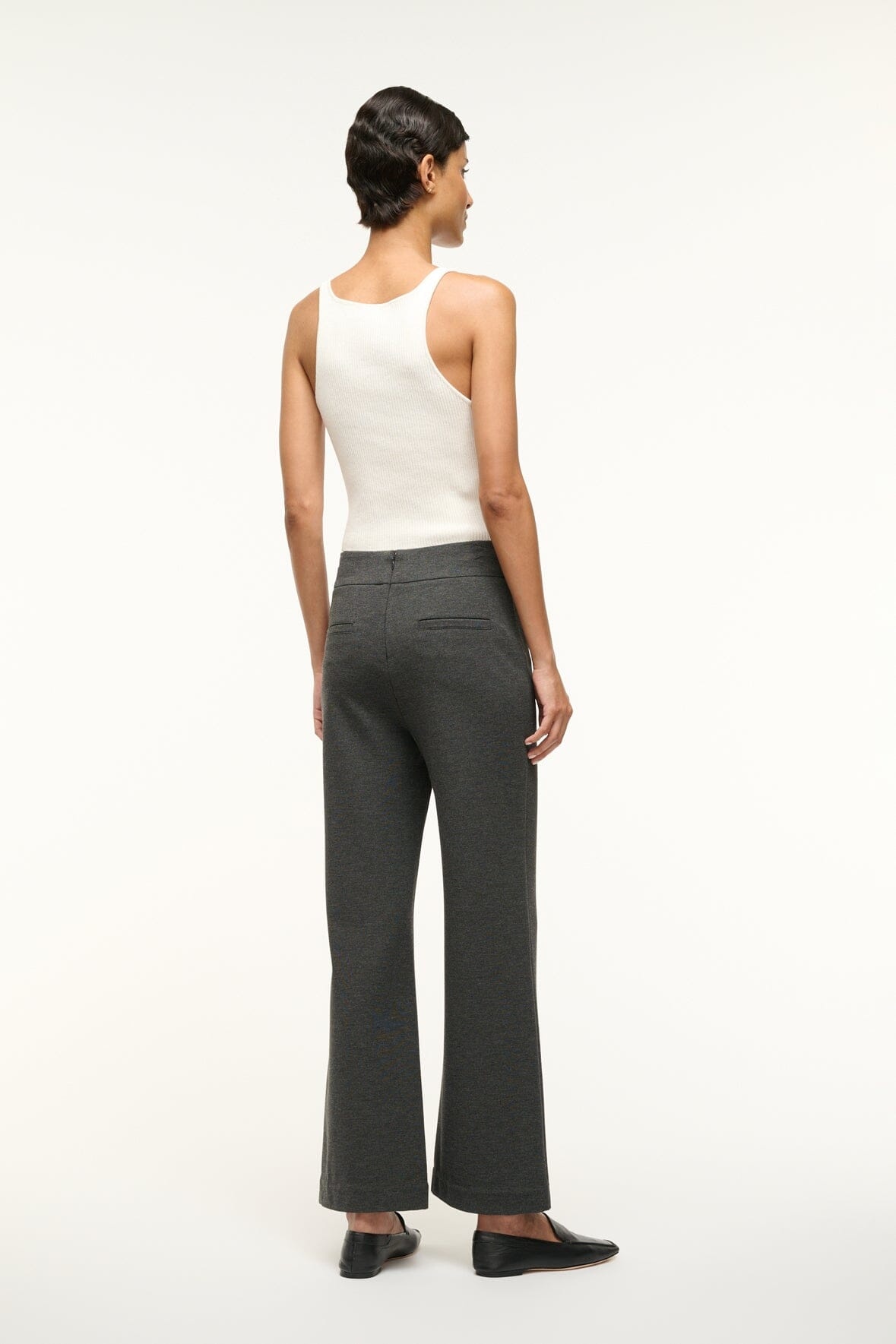 STAUD KNACK PANT HEATHER GREY - 6