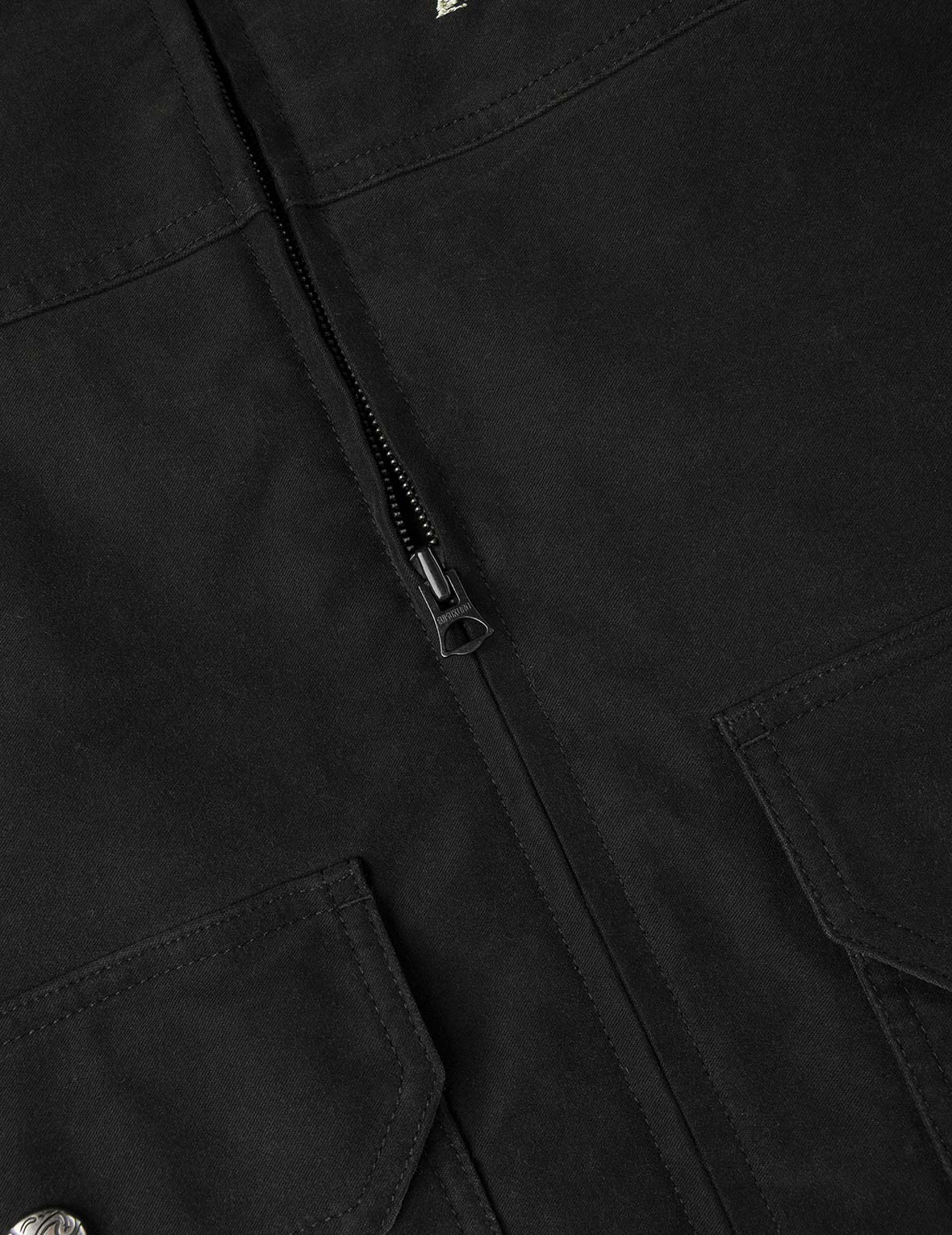 Logo Embroidery Relax Fit Padded Work Jacket - 9