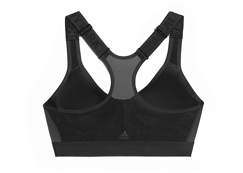 adidas adidas Ivy Park Medium Support Zip Bra Black outlook