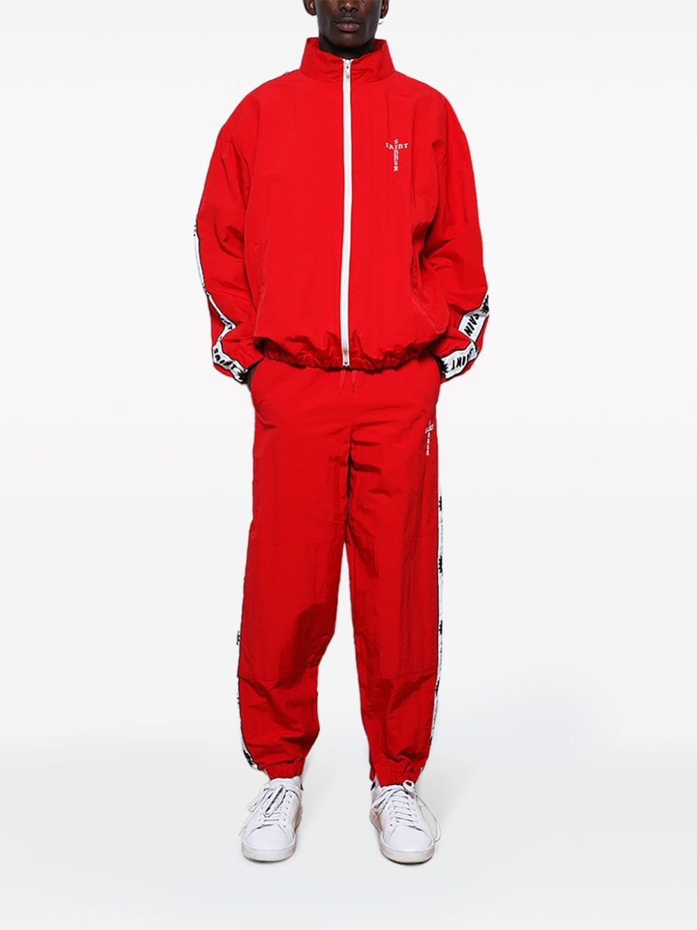 logo-tape track pants - 2