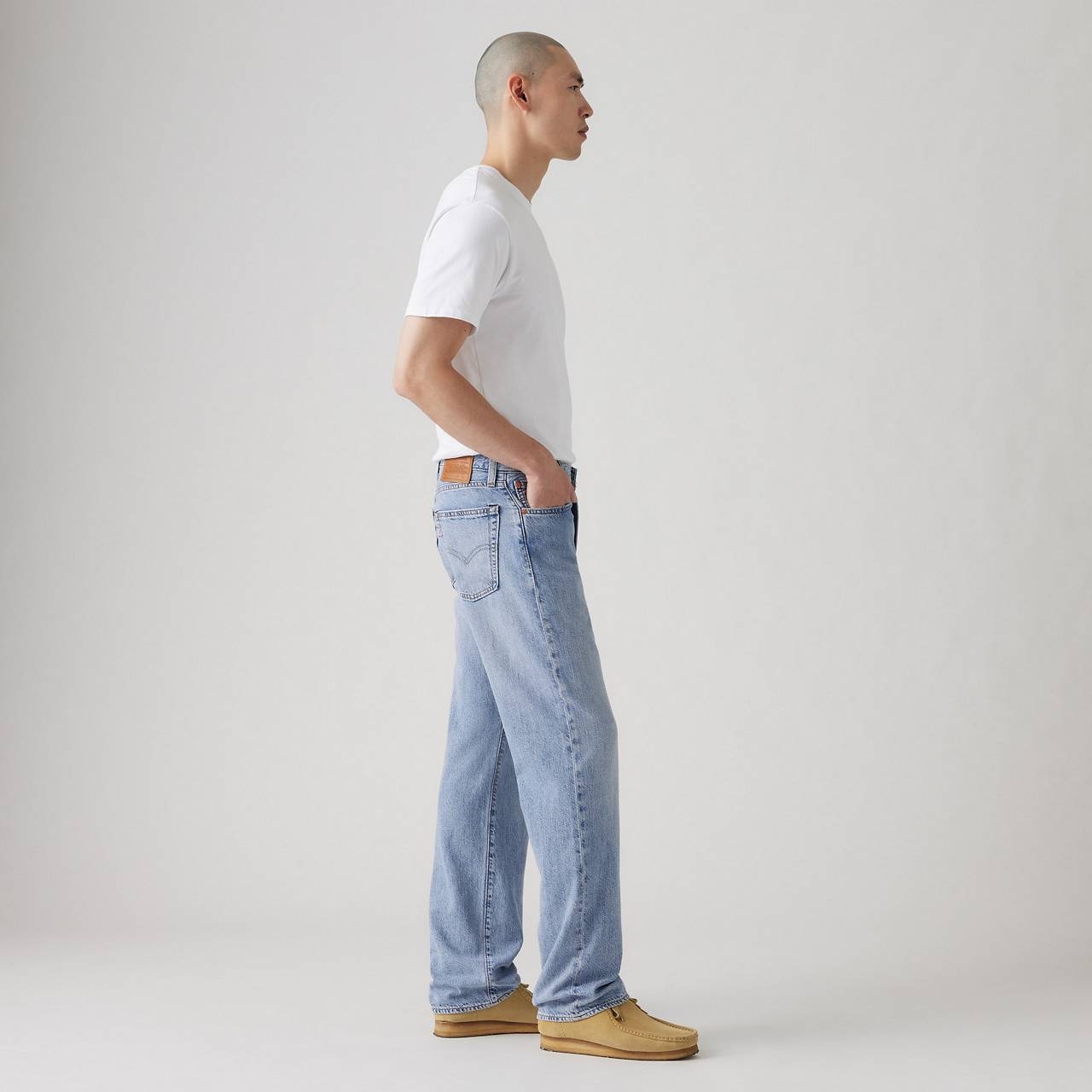 555™ RELAXED STRAIGHT LIGHTWEIGHT LINEN DENIM MEN'S JEANS - 6