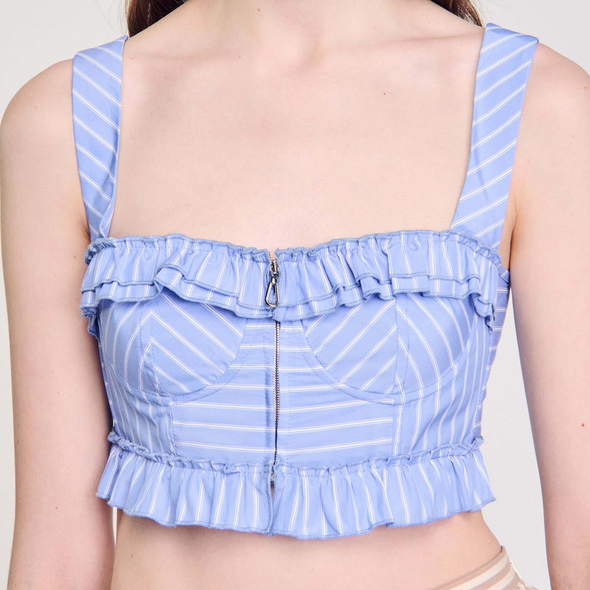 STRIPED CROP TOP - 3