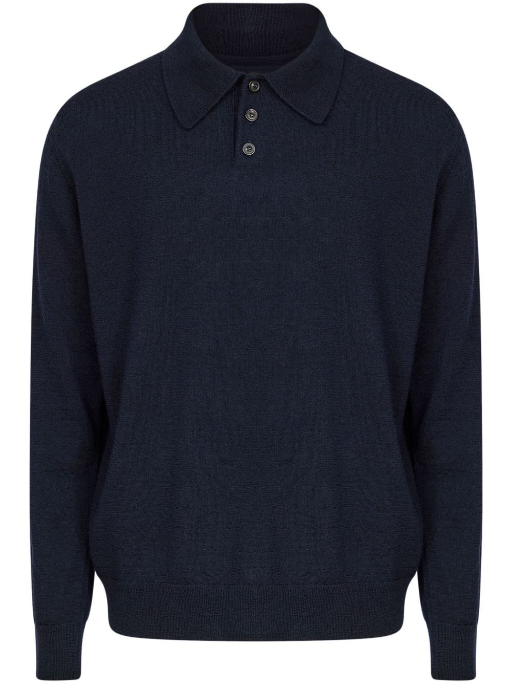 wool polo shirt - 1