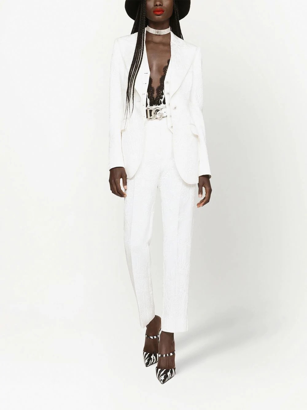 Turlington floral jacquard blazer - 2