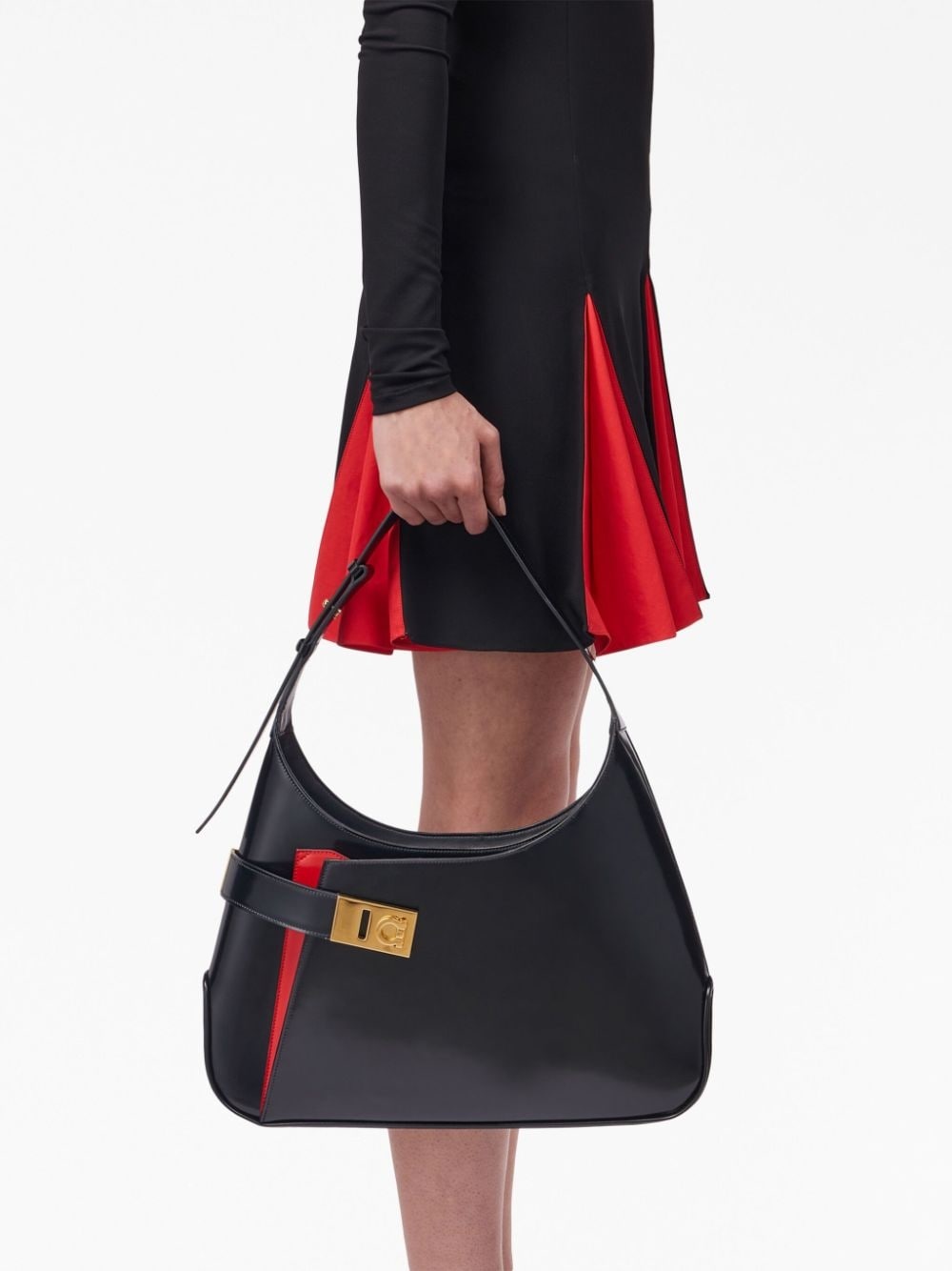 Hobo leather shoulder bag - 2