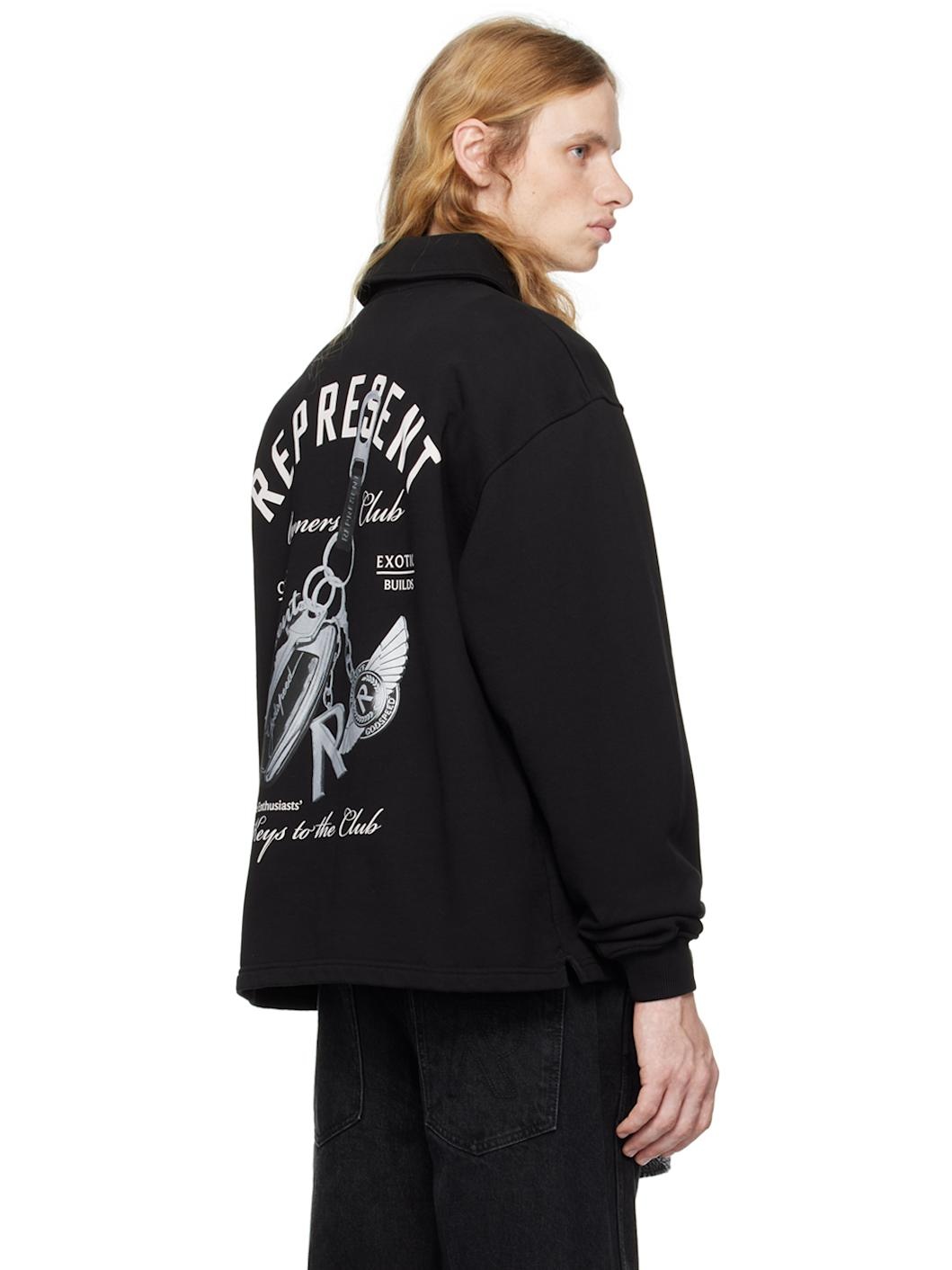 Black 'Keys to the Club' Sweatshirt - 3