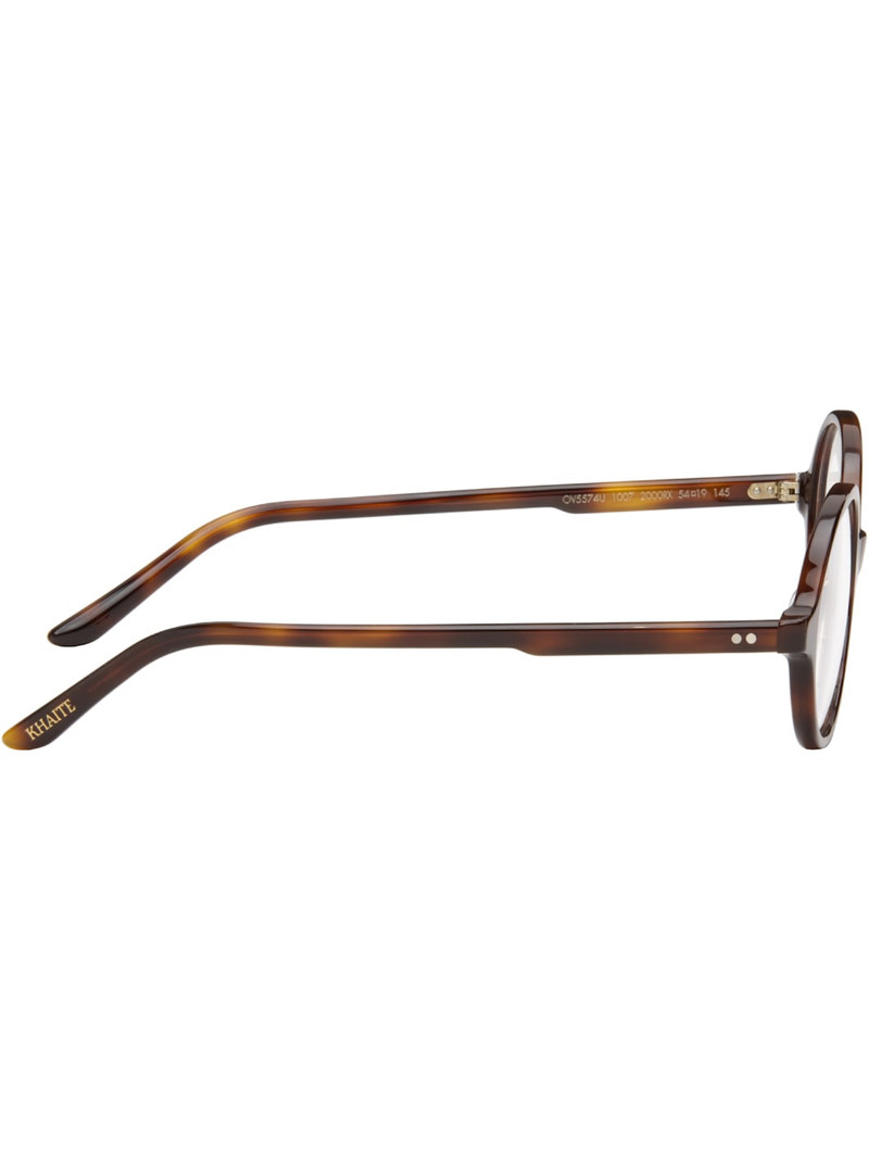 KHAITE Brown Oliver Peoples Edition 2000RX Glasses outlook
