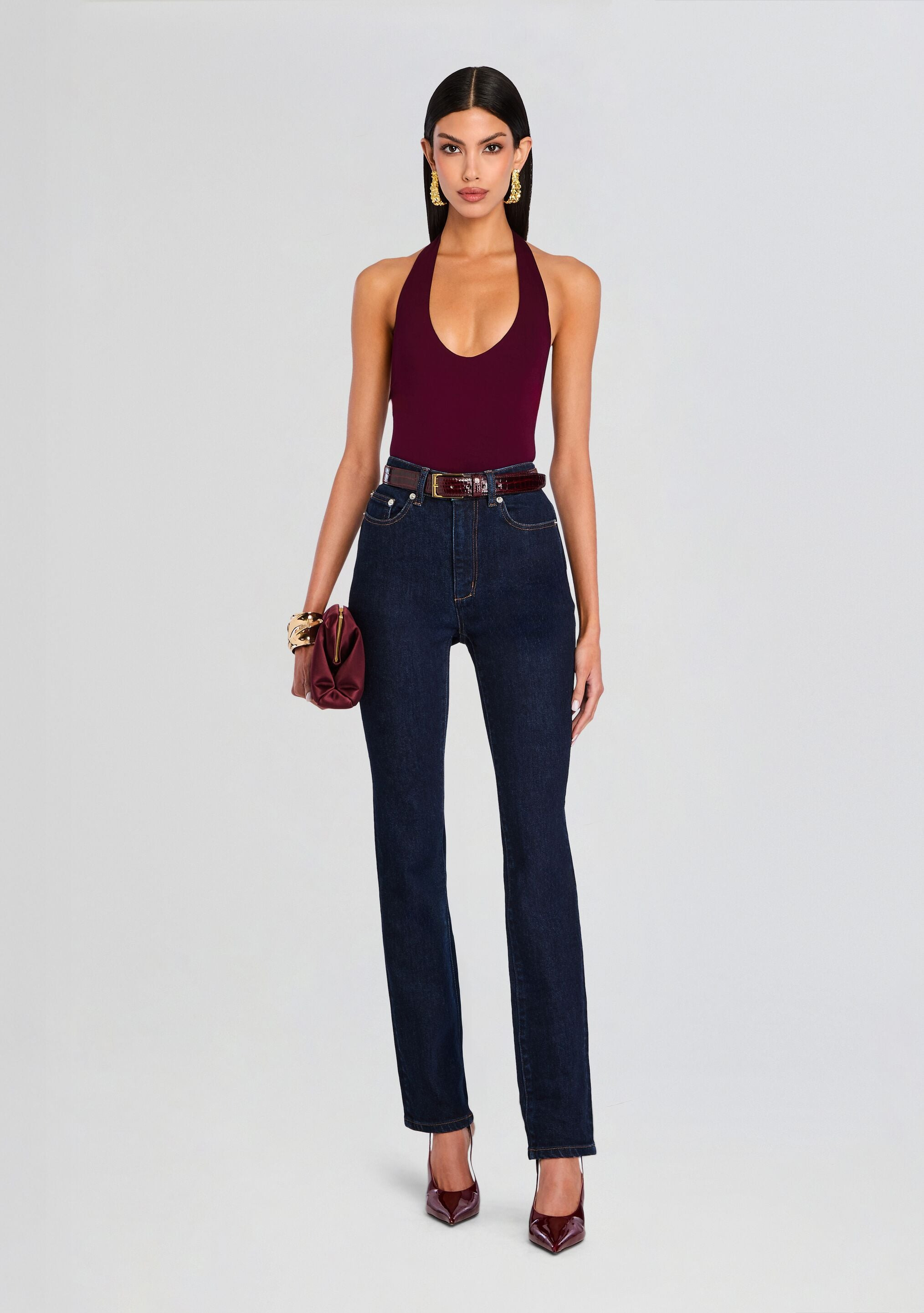 BAMBOO HALTER BODYSUIT - 5