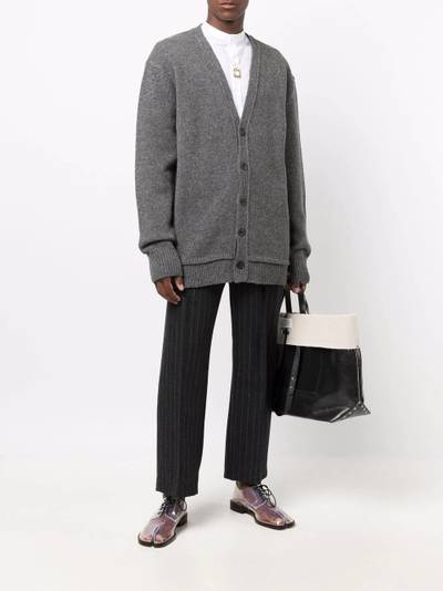 Maison Margiela mélange wool cardigan outlook