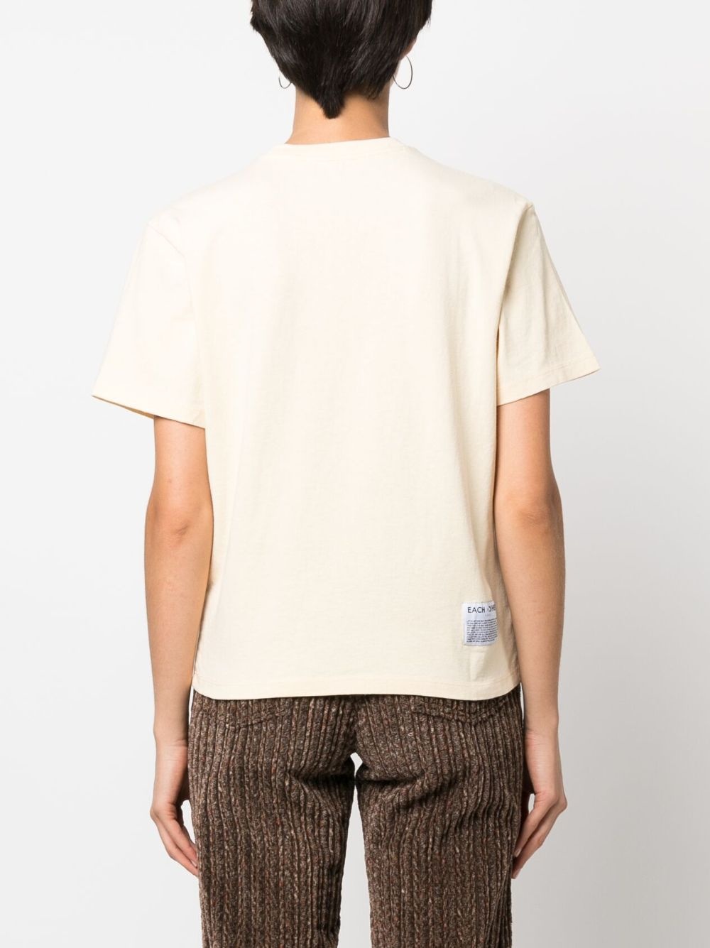 logo-print cotton T-shirt - 4