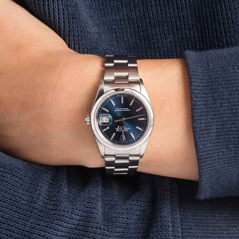Rolex Date 15200 Blue Dial - 5