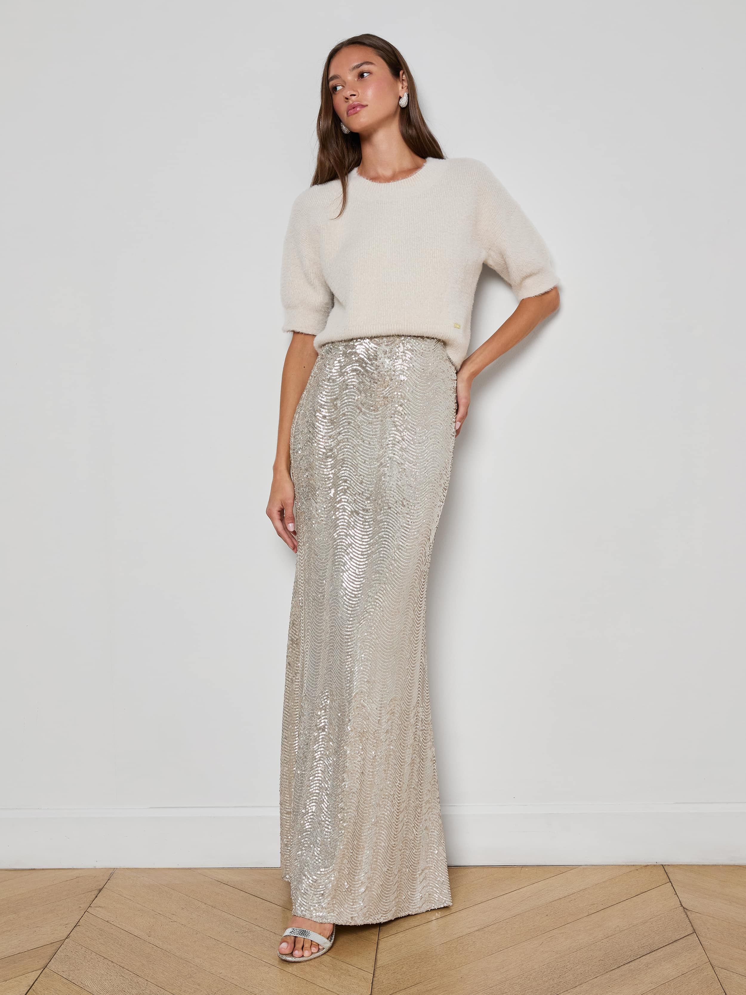 Zeta Sequin Maxi Skirt - 7