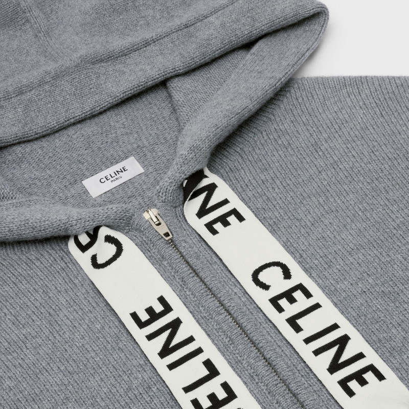 CELINE HOODED SWEATER IN CASHMERE WOOL 3