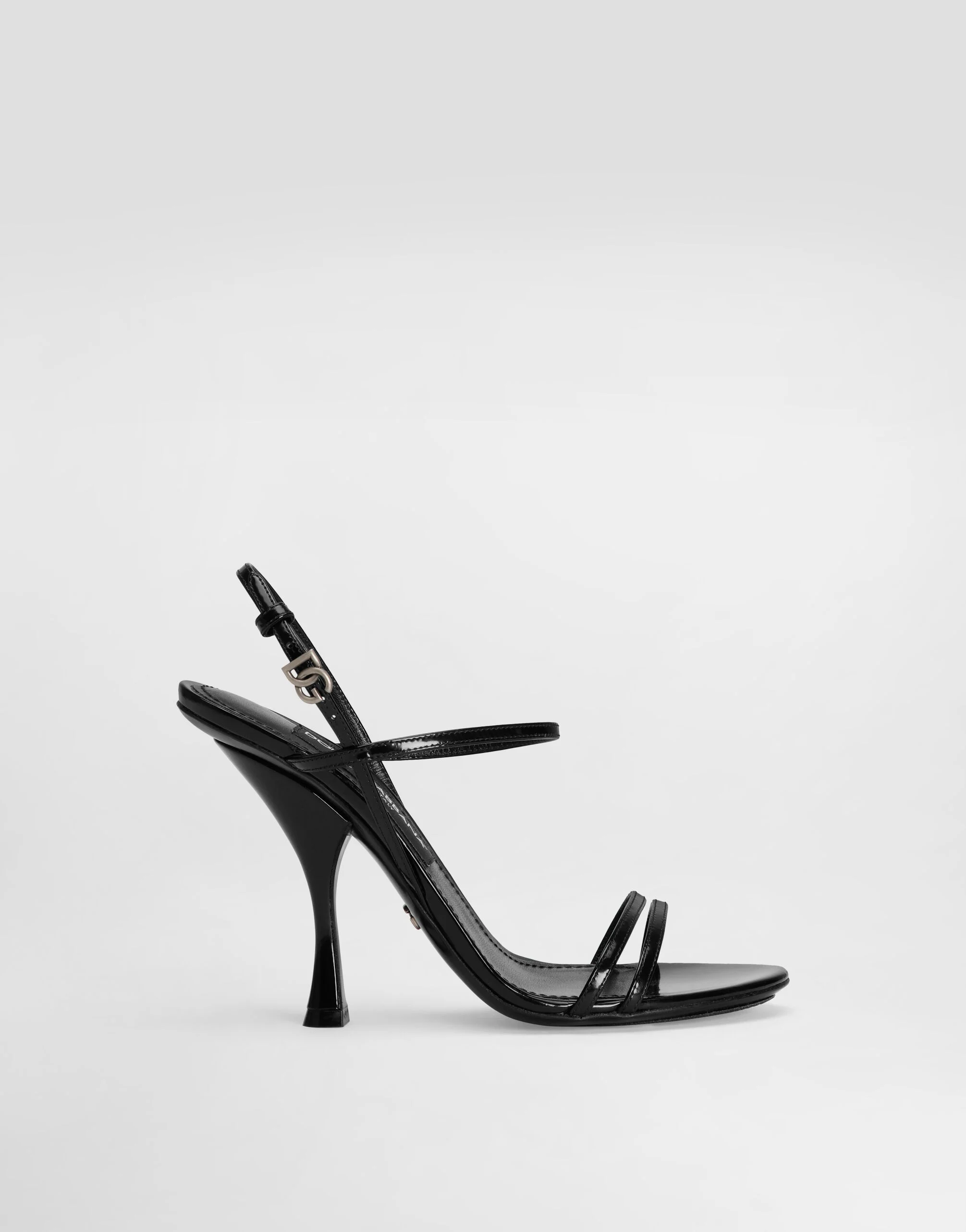 Polished calfskin sandals - 1