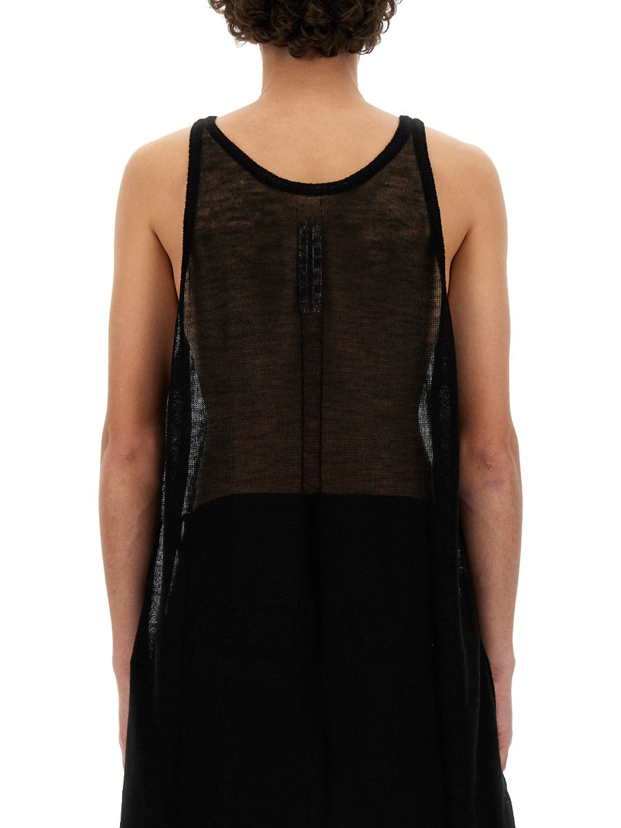 Rick Owens Men Knitted Tank Top - 3