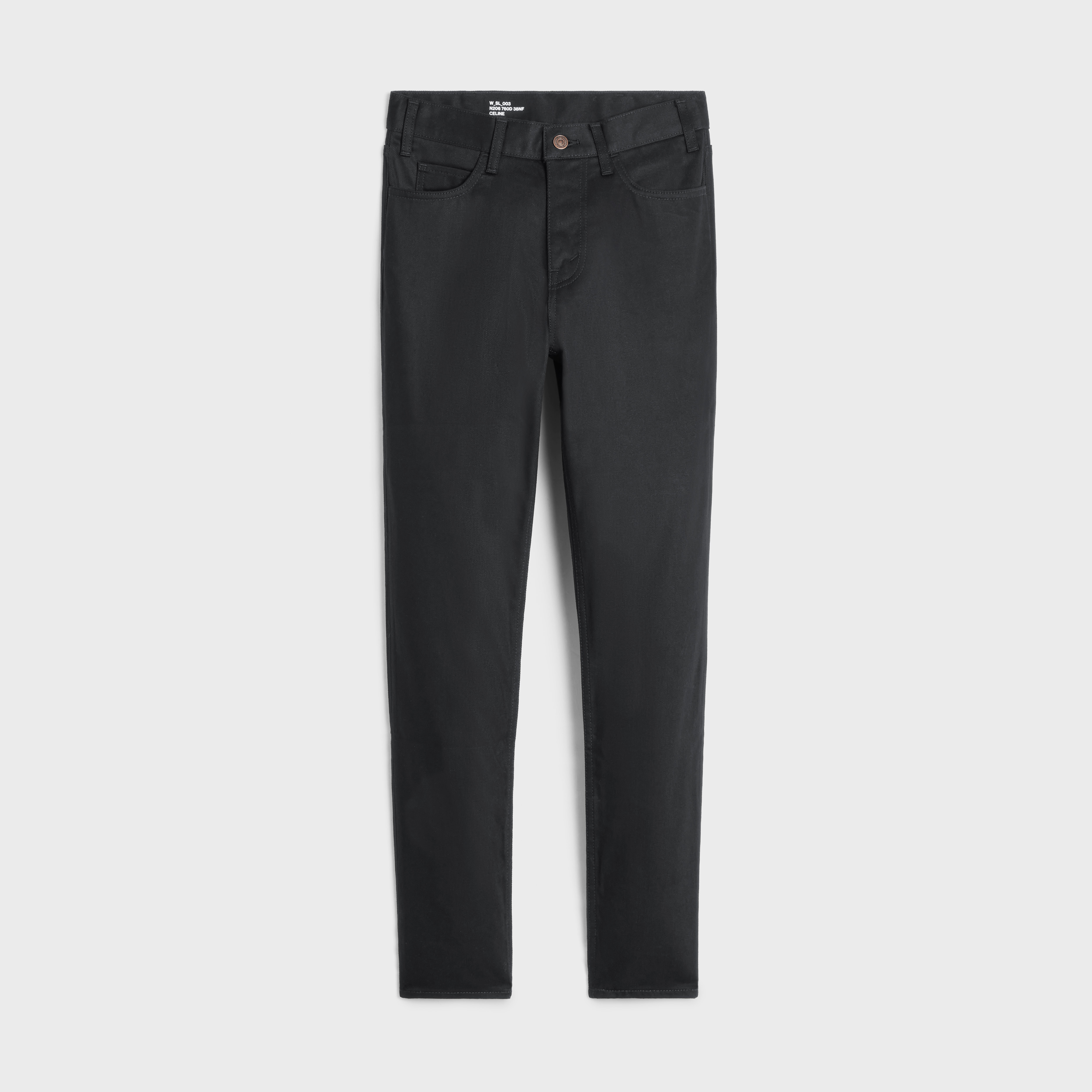 TESS JEANS IN PURE BLACK WASH DENIM - 1