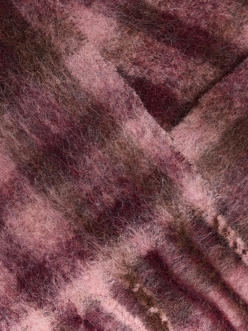 Fresia Check Tassel Scarf 3