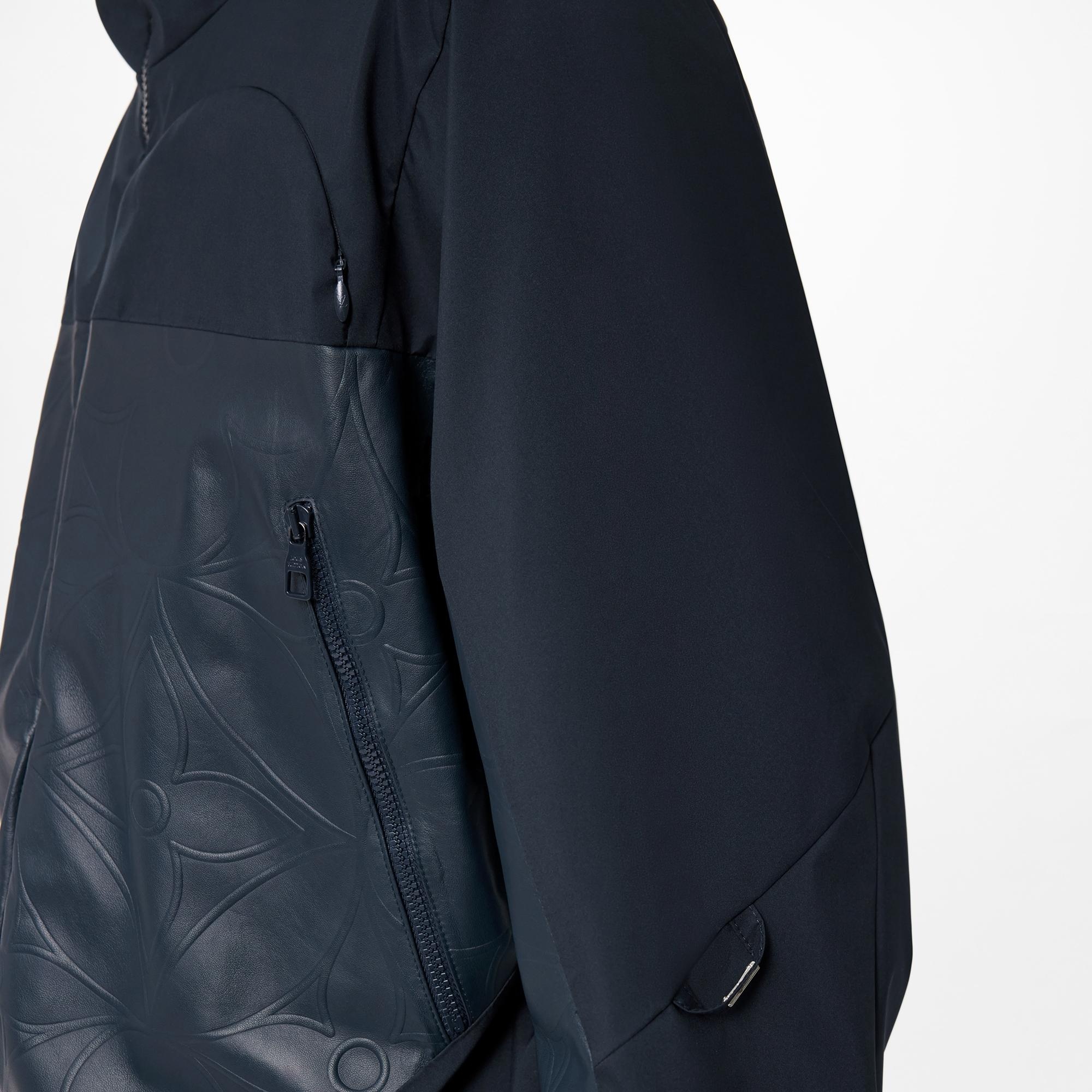 LVSE Monogram Flower Mix Leather Blouson - 4