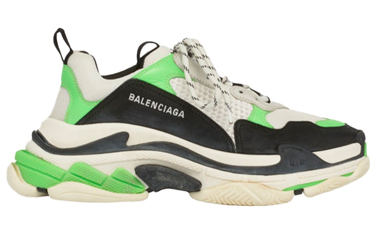 Balenciaga Triple S Sneaker 'White Green Fluo' 536737W09O69063 - 2