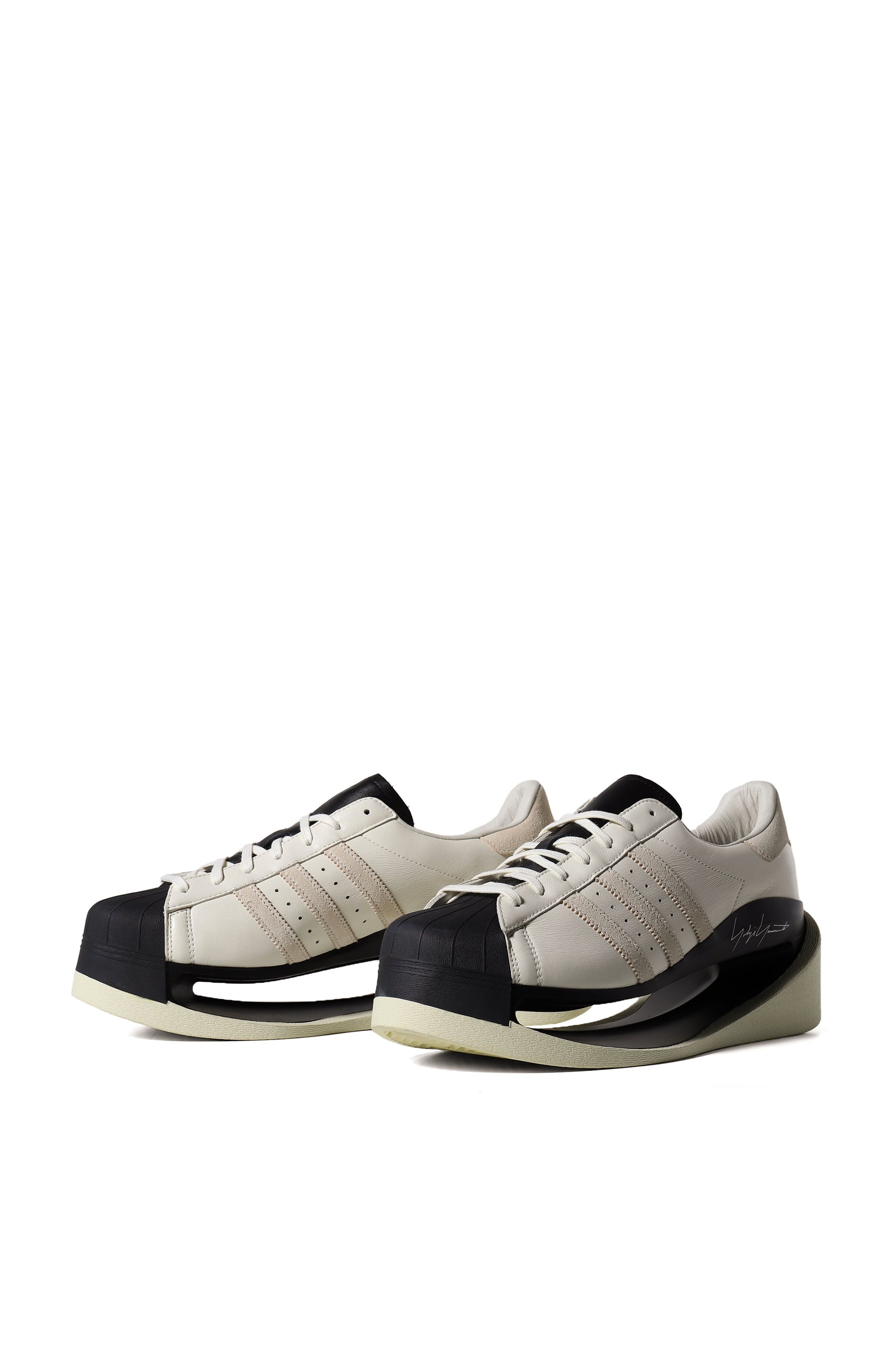 Y-3 GENDO SUPERSTAR  / WHT ALU BLK - 5