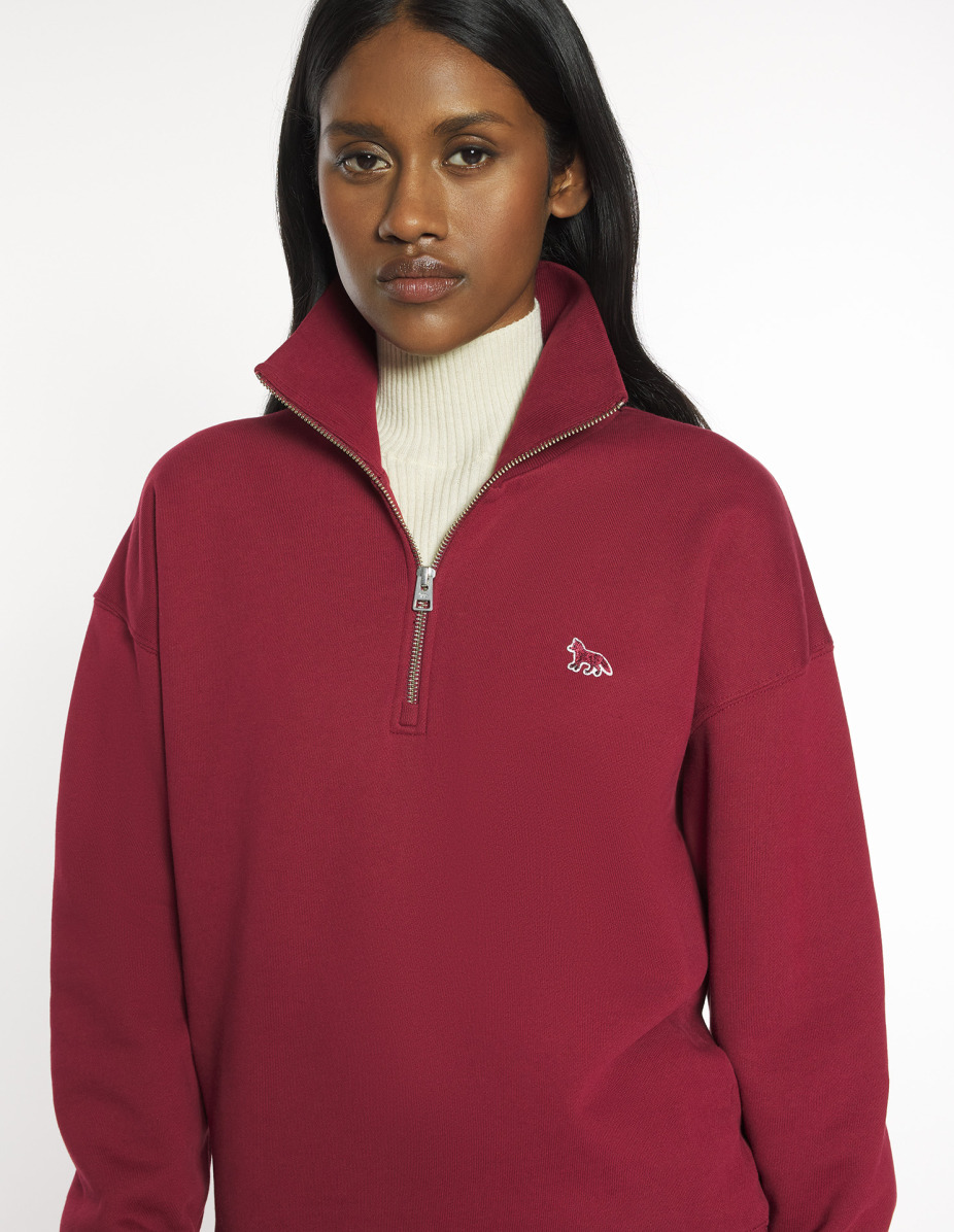 BABY FOX HALF ZIP SWEATSHIRT - 4