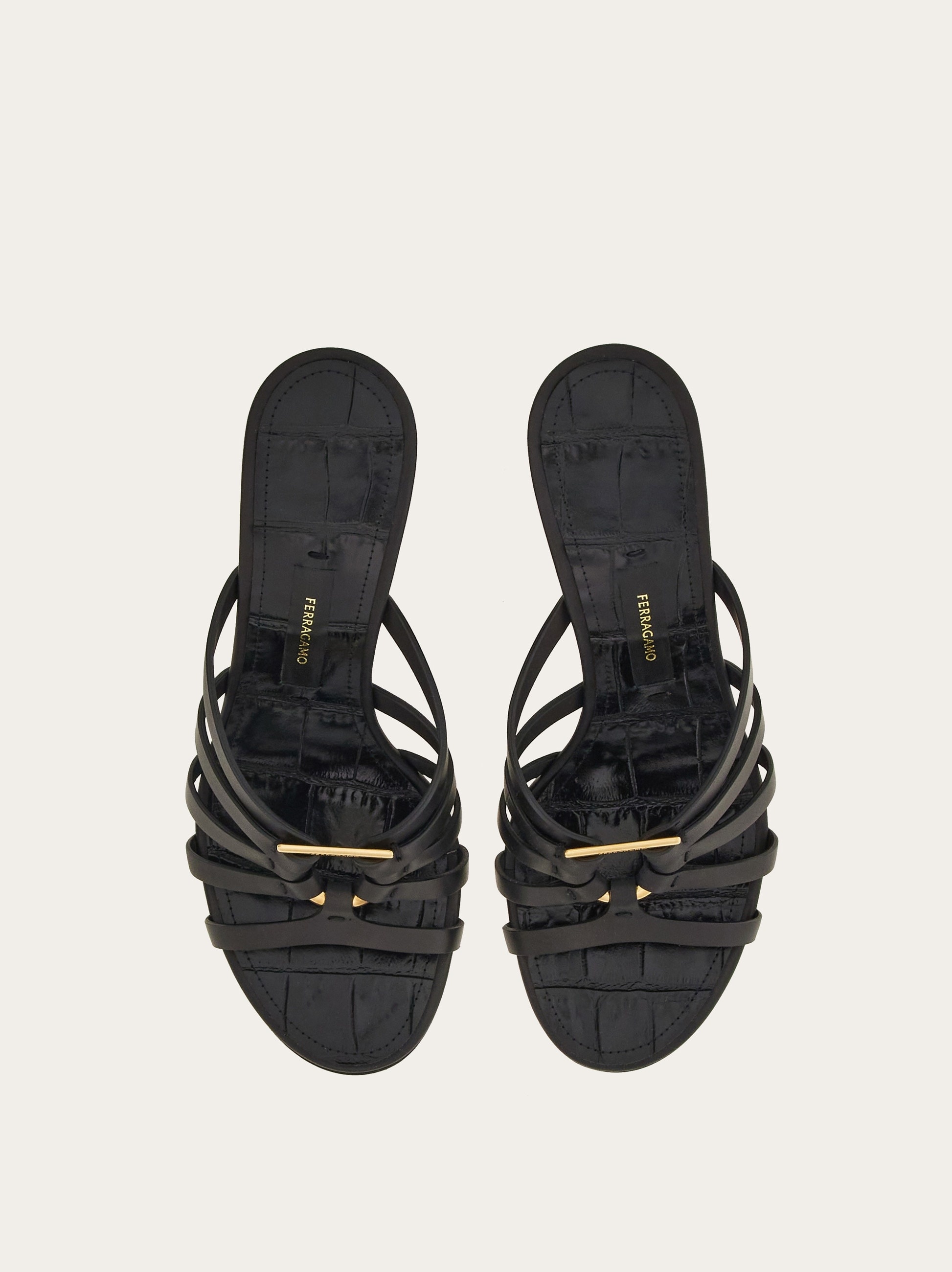 Wedge slide with Gancini ornament - 2