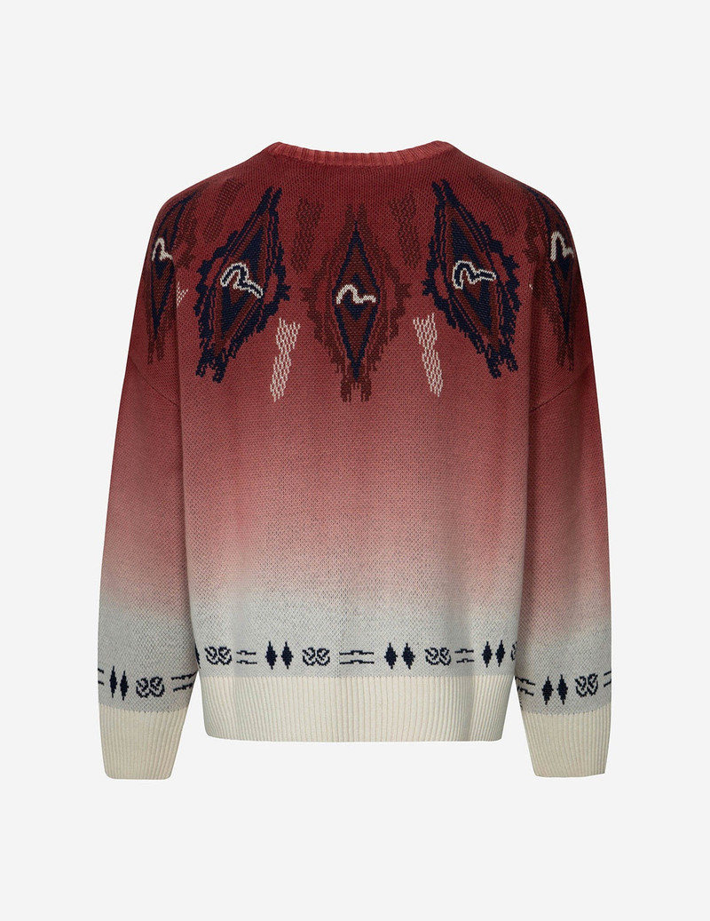 CHIMAYO TAPESTRY JACQUARD RELAX FIT KNIT SWEATER 2