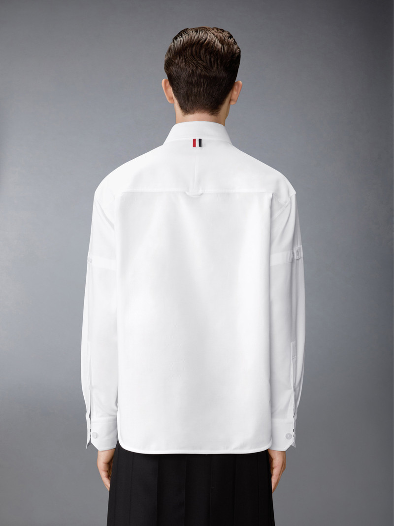 OPIQUE DOUBLE NEEDLE ARMBAND OVERSIZED SHIRT 3
