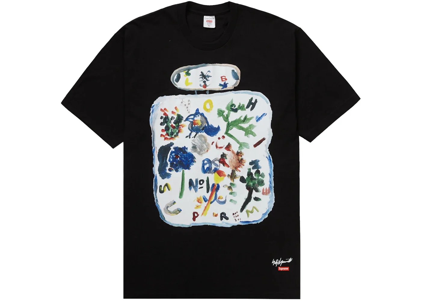Supreme Yohji Yamamoto Paint Tee Black - 1