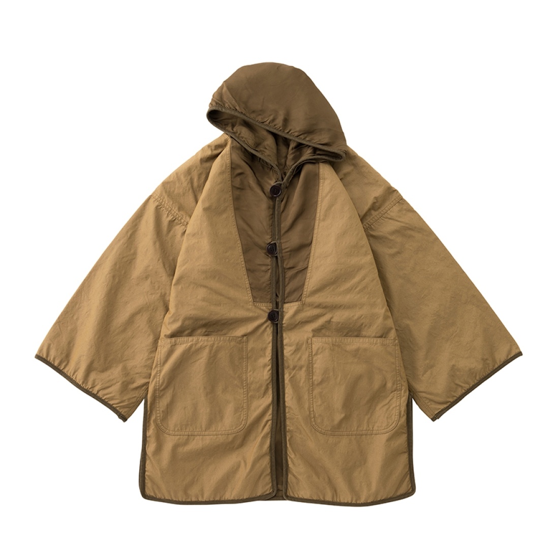 DHARMA MIL COAT W KHAKI - 1