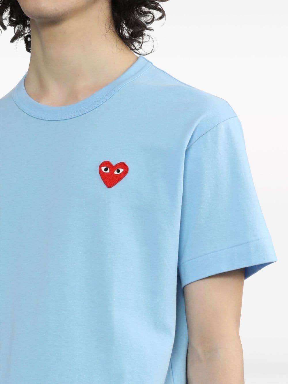 logo-appliqué cotton T-shirt - 5
