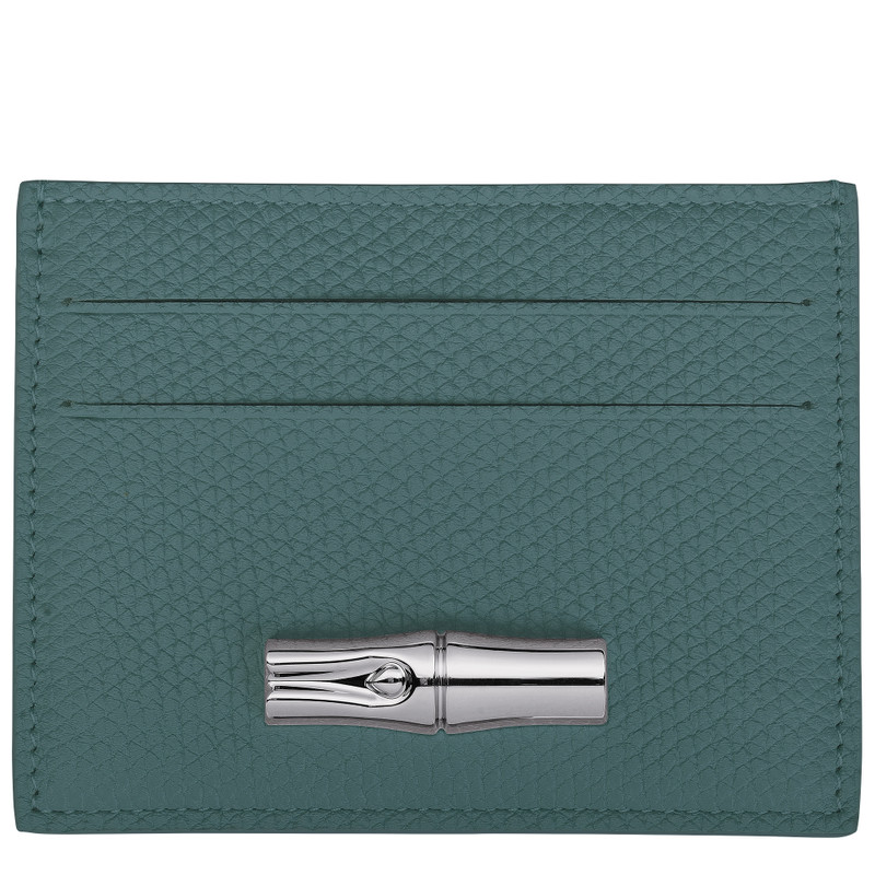 Le Roseau Card holder Cedar - Leather - 1