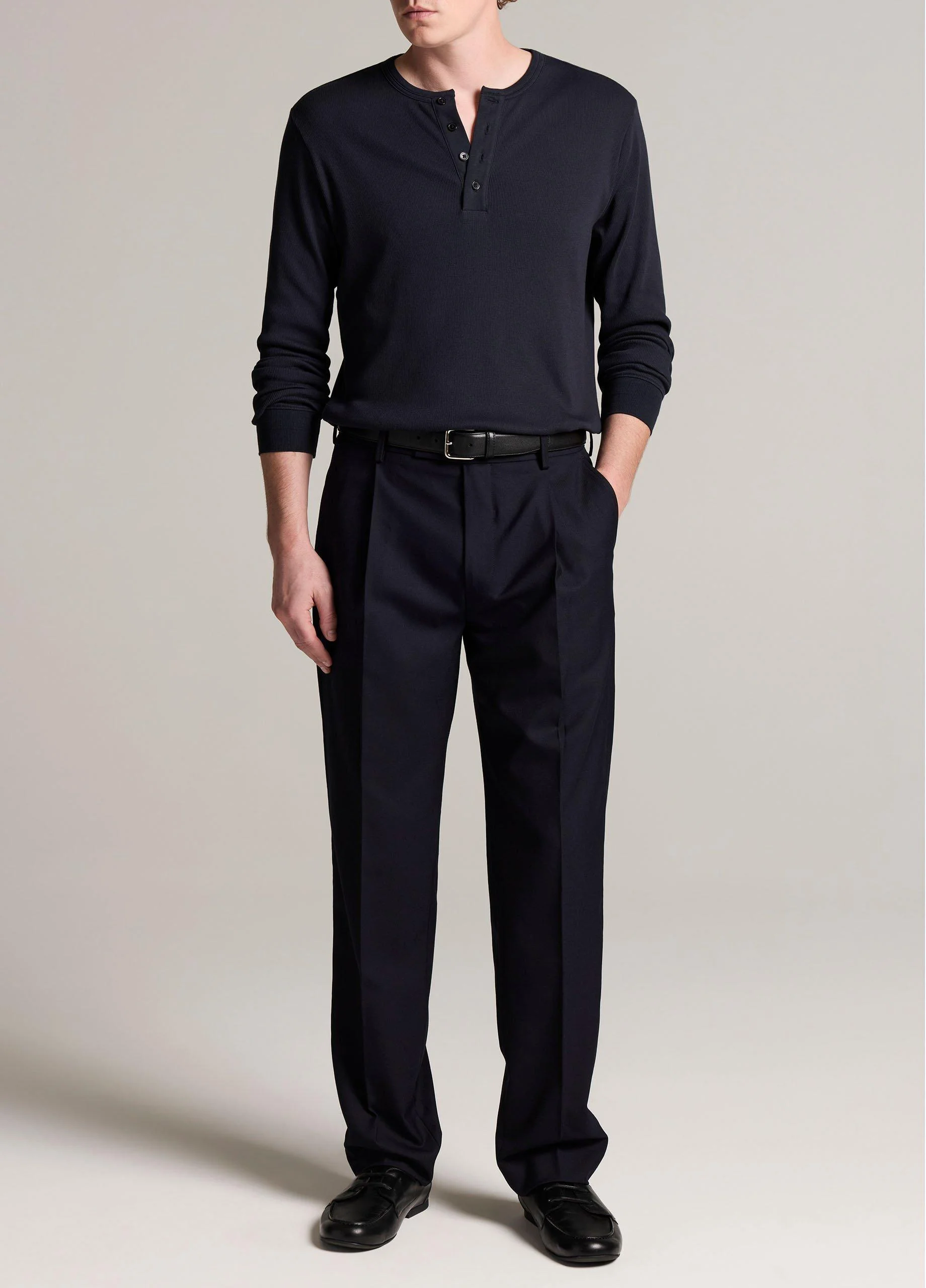 Owen Athletic Twill Pleated Trouser - 1