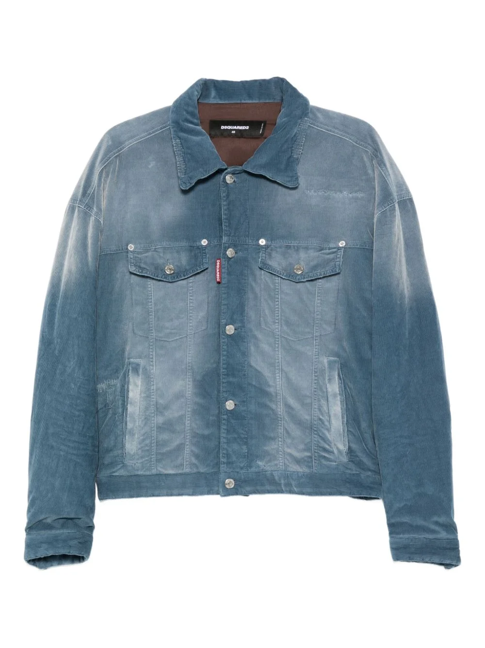 corduroy button jacket - 1