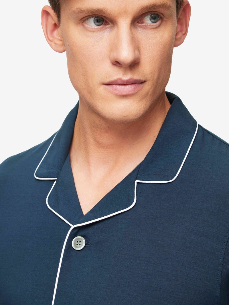 Men's Pyjamas Basel Micro Modal Stretch Navy - 4