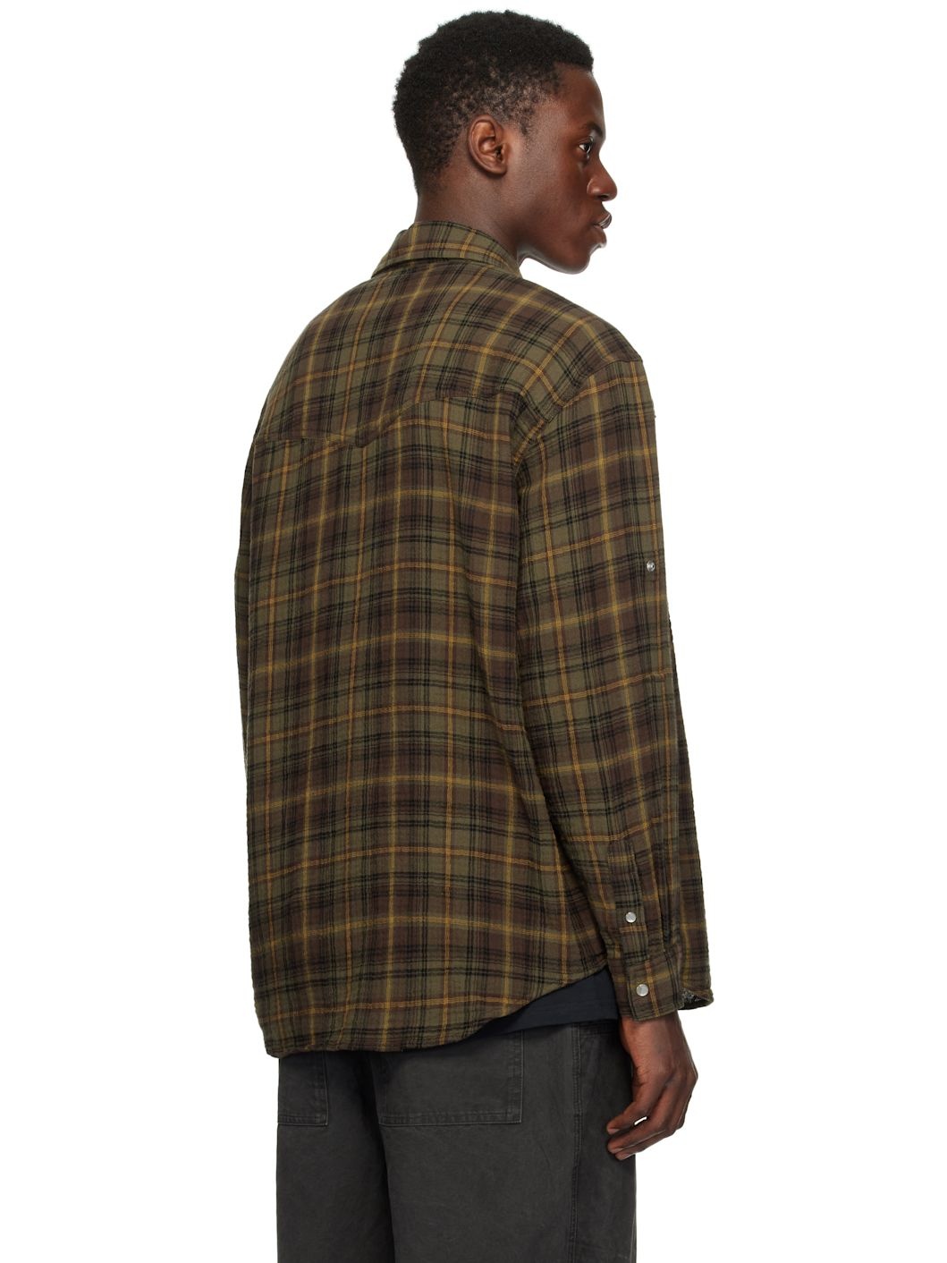 Khaki & Brown Panema Shirt - 3