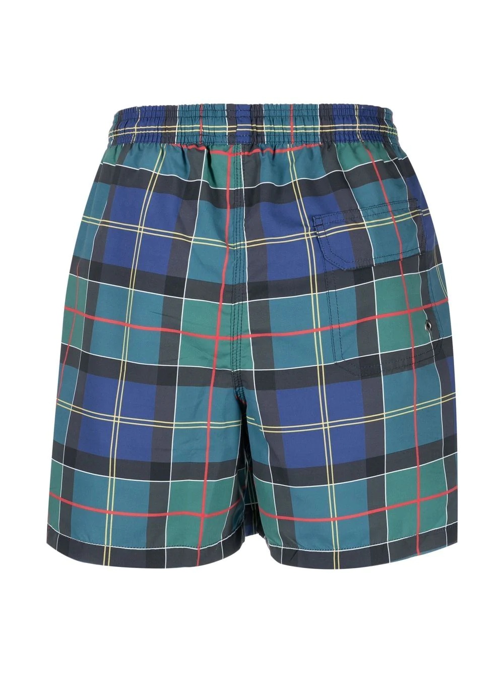 check-print swim shorts - 2