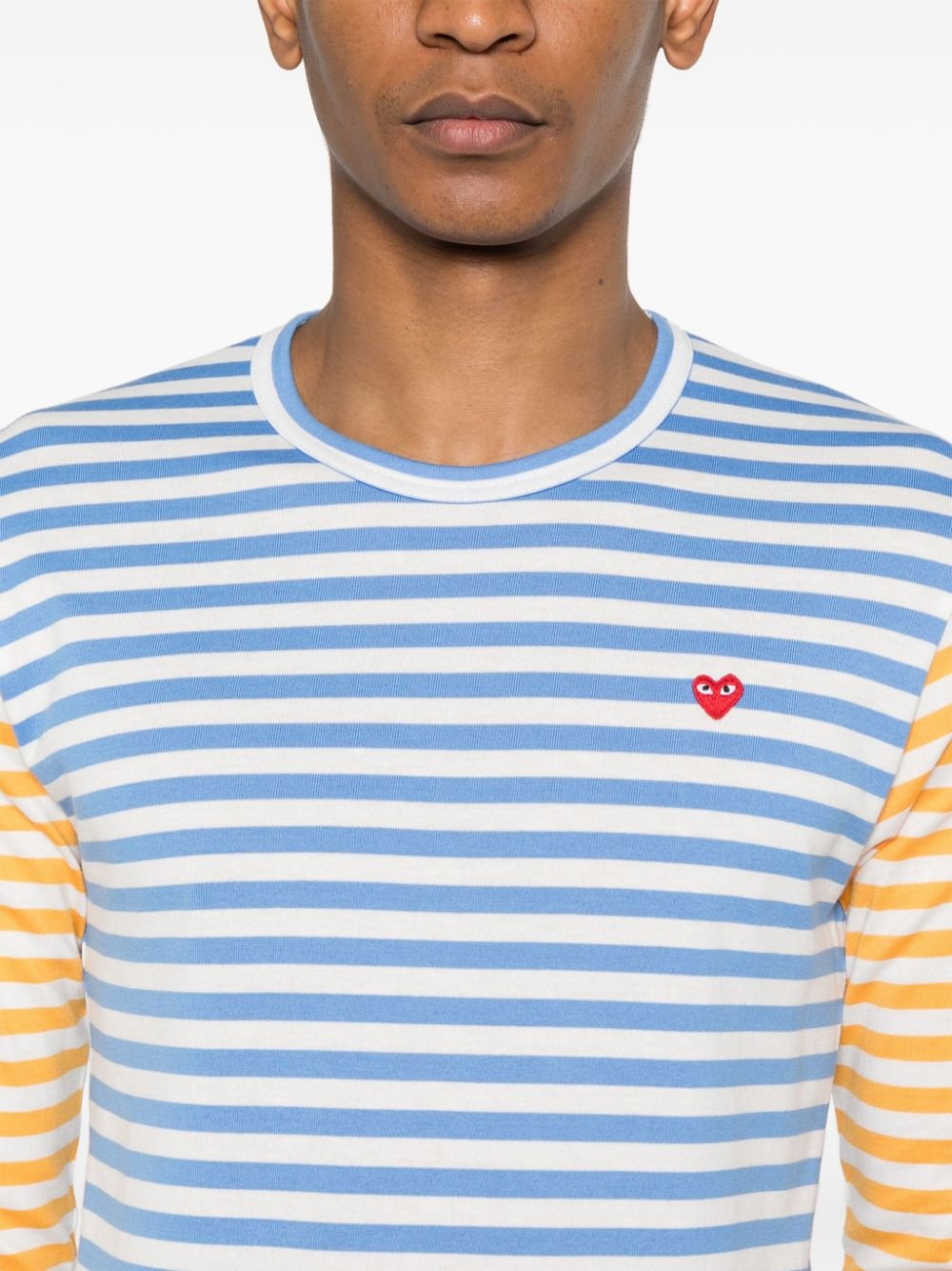 striped T-shirt - 5