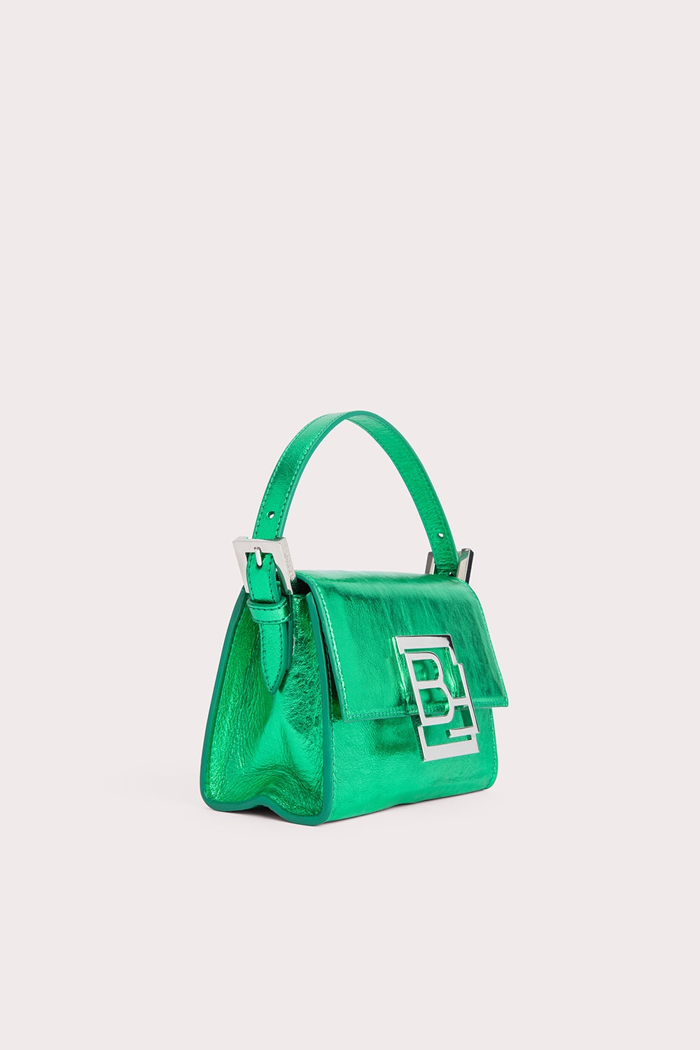 Fran Clover Green Metallic Leather - 3