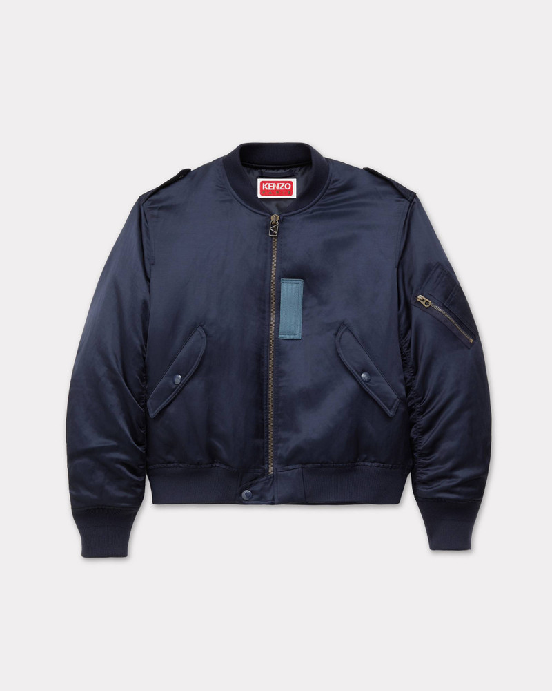 'KENZO Jungle Poem' genderless bomber in mixed linen 1