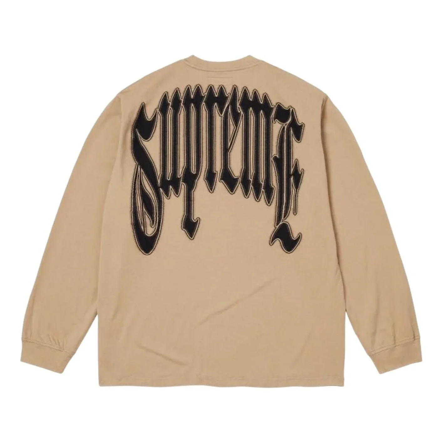 Supreme FW26 Intarsia L/S T-Shirt 'Tan' SUP-FW26-014-TAN - 1