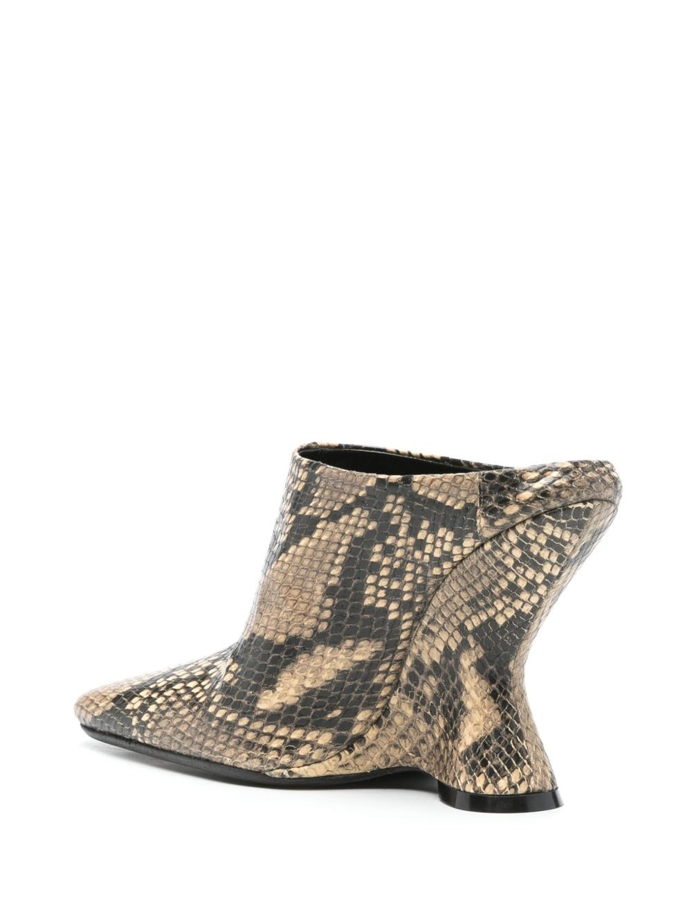Leather asymmetric boots - 3