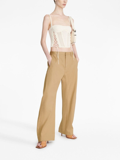 Dion Lee Arch Panel tapered-leg trousers outlook