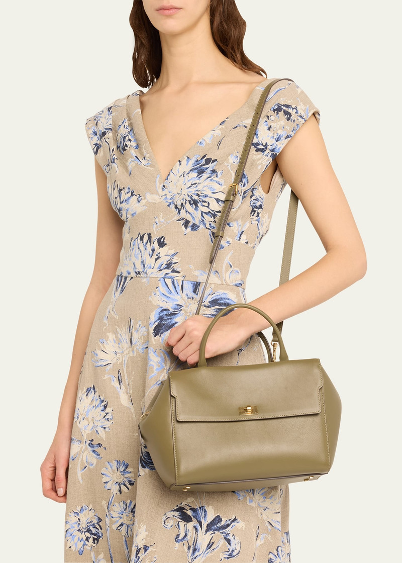 Anya Hindmarch Seaton Zip Leather Satchel Bag outlook