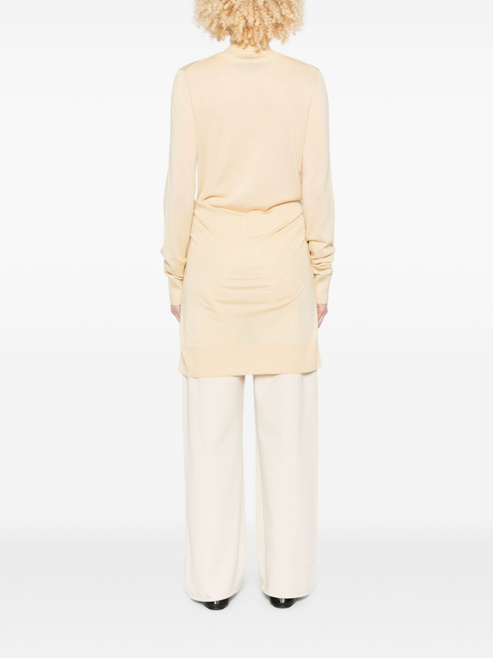 tie-detail turtleneck dress - 4