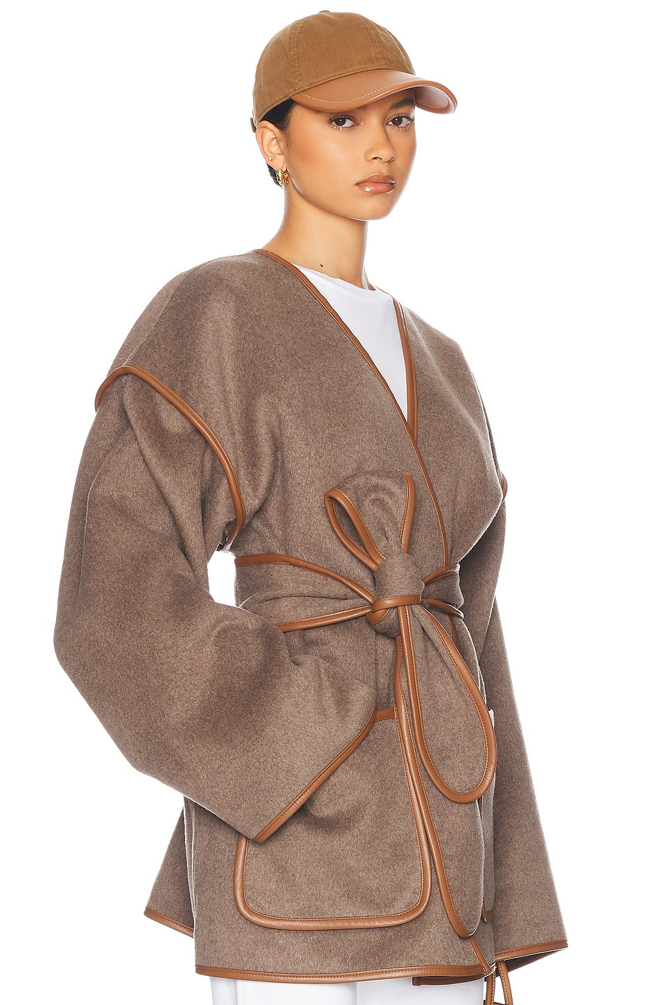 Wool Blend Blanket Coat - 2