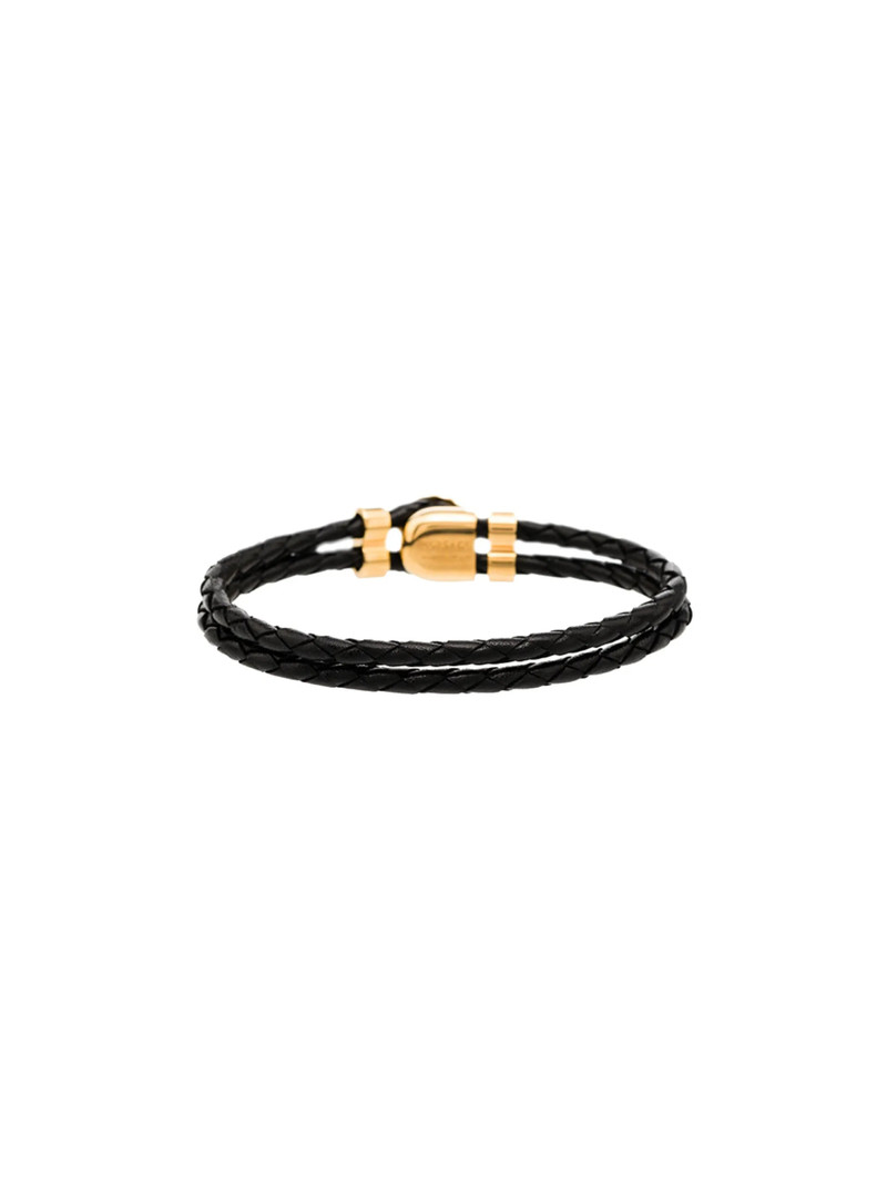VERSACE Versace La Medusa Leather Bracelet outlook