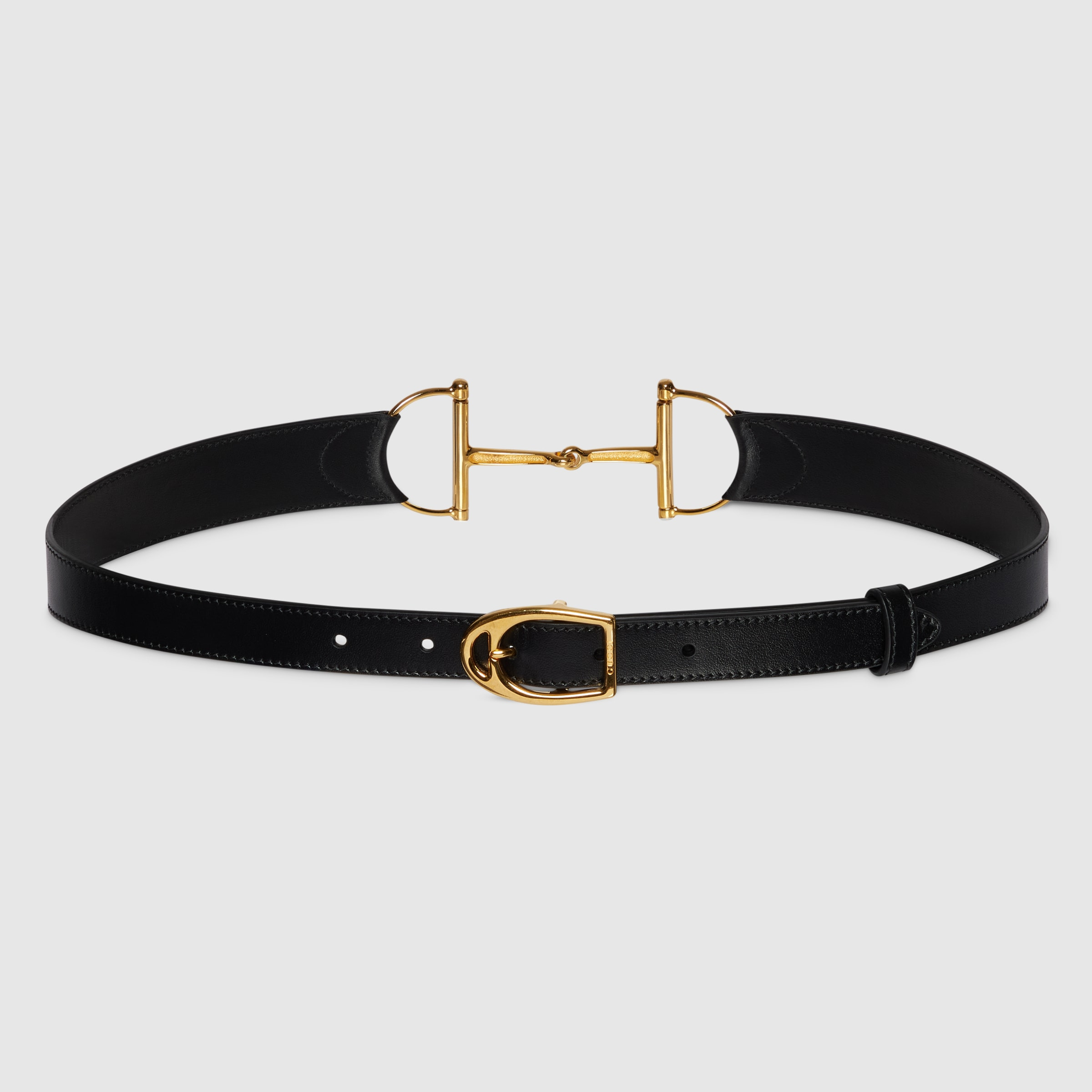 Belt with oversized Horsebit - 4